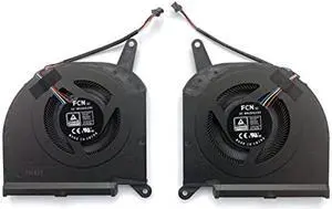 New CPU+GPU Cooling Fan Replacement for Gigabyte Aorus 15P YD XD KD KC XC RTX30 Series (Does Not fit for RTX20 Series), for AORUS 15 XE4 (Intel 12th Gen), for AORUS 5 SE4 (Intel 12th Gen)