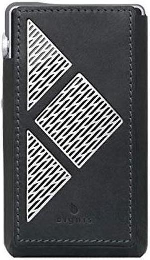 Dignis for iBASSO DX220 Genuine Leather Case Cover + Top Protection Film [Felix] DX220 Case (Freedom Black)