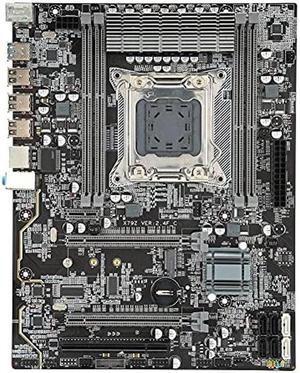 X79 Desktop Computer Motherboard 7+1 Phase Enhanced Power Supply Layout Maximum Memory Capacity is 64G Mainboard Support E5 Series