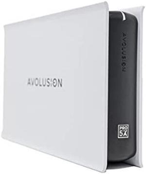 Avolusion PRO-5X Series 8TB USB 3.0 External Gaming Hard Drive for PS5 Game Console (White) - 2 Year Warranty