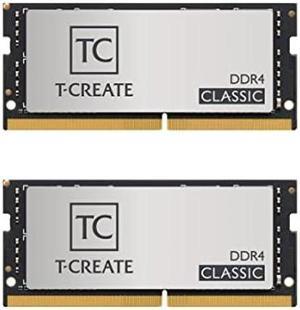 TEAMGROUP Elite DDR4 64GB Kit (2 x 32GB) 3200MHz PC4-25600 CL22 (2933MHz or  2666MHz) Unbuffered Non-ECC 1.2V SODIMM 260-Pin Laptop Notebook PC