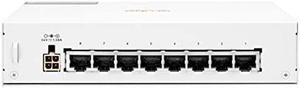 Aruba Instant On 1430 8-Port Gb Unmanaged PoE Switch | 8-Port Class 4 PoE (64W) - 8X 1G Ports | Fanless | US Cord (R8R46A#ABA)