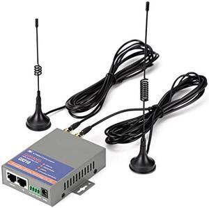 Industrial 4G LTE WiFi Router for AT&T and T-Mobile SIM Card, Not for Verizon, Cellular VPN Routers Internet Backup, M2M Gateway RS232 Modem, for Vehicle Fleet RV Camera Security System Automation
