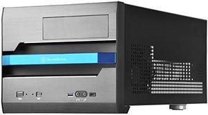 SilverStone Technology SST-SG12B-V2 Micro-ATX Small Form Factor with Aluminum Front Panel Cases
