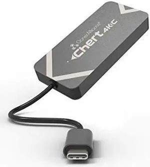 ClonerAlliance Chert 4KC, HDMI to USB-C Video Capture Dongle, Ultra Low Latency, Play Game Consoles on Laptop, Driver Free, 4K Input Supported.