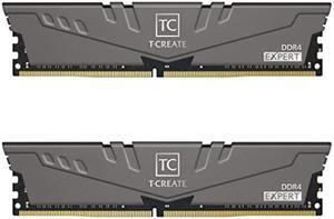 TEAMGROUP T-Create Expert overclocking 10L DDR4 64GB Kit (2 x 32GB) 3200MHz (PC4 25600) CL16 Desktop Memory Module Ram - TTCED464G3200HC16FDC01