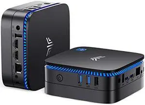 KAMRUI AK1 Plus Mini PC, Intel 12th Gen N95(up to 3.4GHz) Mini Desktop Computers, 8GB RAM/256GB M.2 SSD Micro Computer Tower Support 4K UHD, Dual Wi-Fi, BT 4.2 for Business Home Office