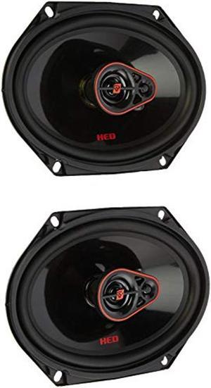 Cerwin-Vega Mobile H7683 6" x 8" 60W RMS /360W MAX 3-Way Coaxial Speakers HED Series