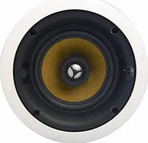 Legrand - OnQ 6.5-Inch Embedded Ceiling Speaker, 7000 Series, Circle In-Ceiling Speaker with Glass Fiber Woofer, 1 Count, HT7650
