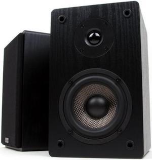 Micca MB42 Bookshelf Speakers for Home Theater Surround Sound, Stereo, and Passive Near Field Monitor, 2-Way (Black, Pair)