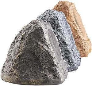 OSD 6.5" Slate High Fidelity Outdoor Rock Speaker 150W Weather Resistant Passive Stereo Pair RS670