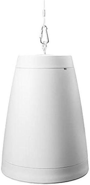 OSD Nero Arc 8 Inch Professional Hanging Pendant Subwoofer 300W, 8" Graphite Cone, Safety Cable Suspension, Hardware Included (White)