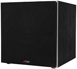 Polk Audio PSW10 10" Powered Subwoofer - Power Port Technology, Up to 100 Watts, Big Bass in Compact Design, Easy Setup with Home Theater Systems, Timbre-Matched with Monitor & T-series Polk Speakers