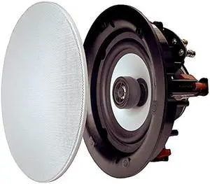 Soundavo SD-6S-ALU High Definition in-Ceiling 6.5" Aluminum Cone Speaker (Pair)