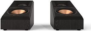 Klipsch Reference Premiere RP-500SA II Dolby Atmos Highly Versatile Surround Sound Speakers for Up-Firing Immersion, Height Speakers, or Rear Surround Speakers for Cinematic Home Theater in Black