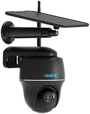 REOLINK 2K Security Camera System Wireless Outdoor, Pan Tilt Battery Solar Cam with 2.4/5GHz Dual-Band WiFi, Smart Detection, Time Lapse, 2-Way Talk, No Hub Needed, Argus PT-B + Solar Panel
