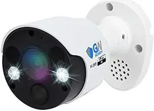 GW8538IP 8MP 4K IP POE 3.6mm Fixed Lens Spotlight Bullet Security Camera, Two-Way Audio, Full-time Color Night Vision