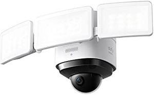 eufy Security S330 Floodlight Security Camera 2 Pro, 360-Degree Pan & Tilt Coverage, 2K Full HD, 3,000 Lumens, Weatherproof, AI Subject Lock and Tracking, No Monthly Fee, Hardwired, Motion Only Alert