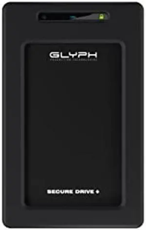 Glyph SecureDrive+ 4TB Professional Encrypted Rugged Mobile Hard Drive with Bluetooth