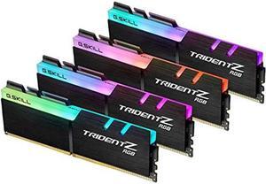 G.SKILL Trident Z RGB Series (Intel XMP) DDR4 RAM 128GB (4x32GB) 3200MT/s CL16-18-18-38 1.35V Desktop Computer Memory UDIMM (F4-3200C16Q-128GTZR)