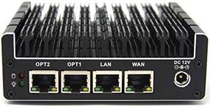 Protectli Vault FW4C - 4 Port, Firewall Micro Appliance/Mini PC - Intel J3710, 2.5G Ports, AES-NI, 8GB DDR3 RAM, 120GB SSD