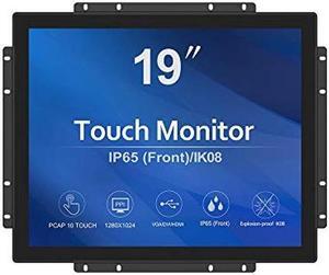 GreenTouch 19 inch Ultra Slim Touch Open Frame Monitor, HDMI/VGA/DVI Interface, 1280 x 1024 Resolution, Industrial Touch Display