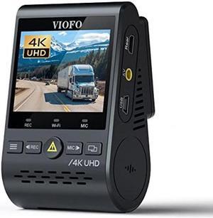 VIOFO A129 Pro 4K Dash Cam 3840x2160P Ultra HD 4K Dash Camera Sony 8MP Sensor GPS Wi-Fi, Front Camera only, Buffered Parking Mode, G-Sensor, Motion Detection, WDR, Loop Recording