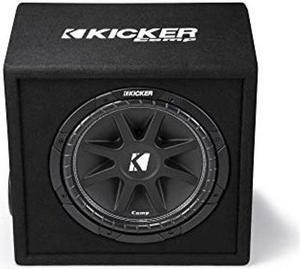 Kicker 43VC124 Comp 12" Subwoofer in Vented Sub Box Enclosure, 4-Ohm