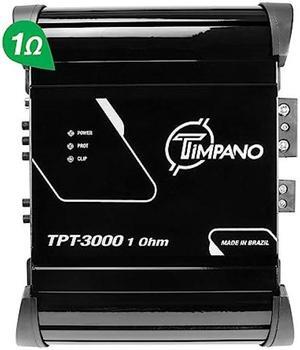 Timpano TPT-3000 1 Ohm Compact Amplifier 3000 Watts, 1 Channel, Full Range Amp Class D for The Installation of Subwoofers, Woofers, Drivers and Tweeters on Pro Audio Sytems