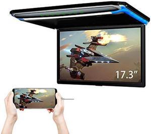 XTRONS(r) 17.3 Inch 16:9 Ultra-Thin FHD Digital TFT Screen 1080P Video Car Overhead Player Roof Mounted Monitor HDMI Port 1920 * 1080 Full High Definition (No DVD)