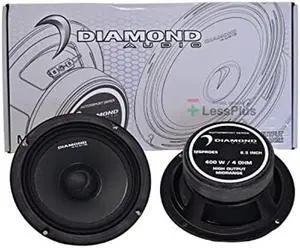 DIAMOND AUDIO MSPRO65 6.5" 4O 200W RMS / 400W Max Pro Motorsports Speakers