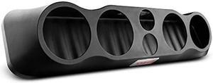 DS18 Hydro EN46-35 High Density Abs 35" Universal Speaker Enclosure, Fits 4 X 6.5 Speakers and 2 x 1" Tweeters - for All Elements Cars, ATVs, UVTs