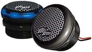 UTV Stereo RZR Pro R, Turbo R & Pro XP 1' Neodymium Magnet Tweeters Upgrade w/LED RGB Rings - High-Performance Neo Tweeter Upgrade