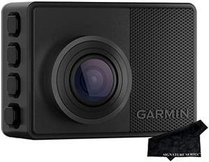 Garmin Dash Cam 67W 1440p 180degree FOV Remotely Monitor Your Vehicle and Signature Series Cloth