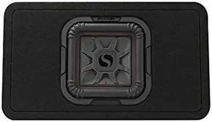 KICKER 46TL7T82 L7T 8" 350w SOLO BARIC Subwoofer In Thin Profile Enclosure 2 Ohm