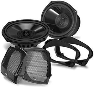 BOSS Audio Systems BHD98 Harley Davidson 6 x 9 Inch Saddlebag Speaker Kit  Fits Select 19982013 Road Glide and Street Glide Motorcycles 300 Watts of Power Per Pair Full Range 2 Way Sold in Pairs