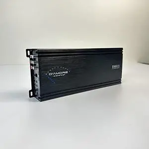 D'Amore 5 Channel Amplifier, 660 Watt Amp, 2 Ohm Stable, Clean D Technology & MOSFET Power Supply, Subwoofer Control Included (E660.5)