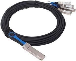 100G QSFP28 to 4X 25G SFP28 Breakout DAC Passive Direct Attach Copper Twinax Cable for Arista CAB-Q-4S-100G-2M, 2-Meter(6.5ft)