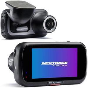 Nextbase 422GW Dash Cam Small with APP- Full 1440p/30fps Quad HD Recording in Car Camera- Amazon Alexa Voice Control- WiFi GPS Bluetooth- Parking Mode- Night Vision- Polarizing Filter Compatible