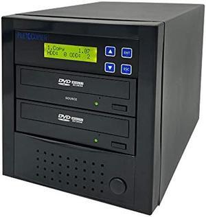 PlexCopier 24X 1 to 1 CD DVD M-Disc Supported Duplicator Copier Tower with Free Copy Protection