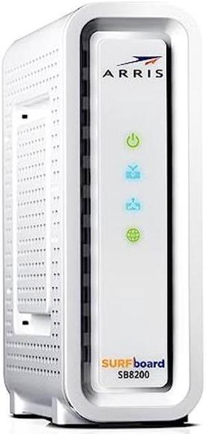 ARRIS SURFboard SB8200 DOCSIS 3.1 Cable Modem , Approved for Comcast Xfinity, Cox, Charter Spectrum, & more , Two 1 Gbps Ports , 1 Gbps Max Internet Speeds , 4 OFDM Channels