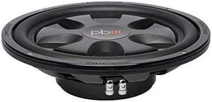 Powerbass S12TD 12-Inch Dual 4 Ohm Thin Subwoofer