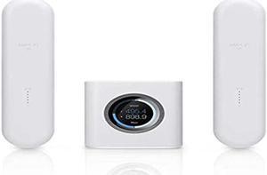 AmpliFi HD WiFi System by Ubiquiti Labs, Seamless Whole Home Wireless Internet Coverage, HD WiFi Router, 2 Mesh Points, 4 Gigabit Ethernet, 1 WAN Port, Ethernet Cable (AmpliFi HD UniBody)