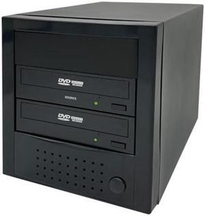 PlexCopier AutoDupe Easy to USE STANDALONE 24X 1 to 1 CD DVD Burner Writer Drive Duplicator Tower