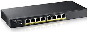 ZyXEL 8-Port PoE Switch Gigabit Ethernet Smart (GS1915-8EP) - Managed, with 8X PoE+ @ 60W, Optional Nebula Cloud Management, Desktop or Wall Mount, Limited Lifetime Protection