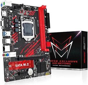 MACHINIST LGA 1150 Motherboard, H81 Micro ATX Intel 4th Gen Gaming Motherboard for Desktop PC Support 1333/1600MHz DDR3 Dual Channel Max 16G, i3 i5 i7/Xeon E3 V3 Processor, NGFF M.2, SATA 3 H81M-PRO