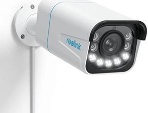 REOLINK RLC-811A PoE IP Security Camera 4K - 128deg FoV, 5X Optical Zoom fot Outdoor Usage, 2.7mm Lens with Color Night Vision, Human/Vehicle/Pet Smart Detection, 2 Way Talk, Up to 256GB microSD Card