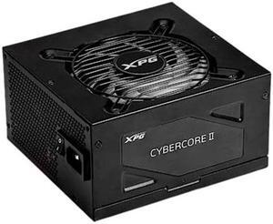 XPG Cybercore II 1000W PCIE 5 & ATX 3.0 Power Supply - Full Modular - 80 Plus and Cybenetics Platinum Certified - 100% Japanese 105degC Capacitors -(CYBERCOREII1000P-BKCUS)