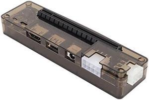 FOSA Laptop External Independent Video Card Dock, NGFF M.2 A Key PCIE Discrete Graphics Card Dock with 6Pin Interface Graphics Card Power for Laptop with NGFF M.2 A Key Interface