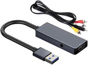 AV to USB/HDMI to USB 2 in 1 Capture Card